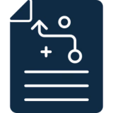 Planning document with route illustration