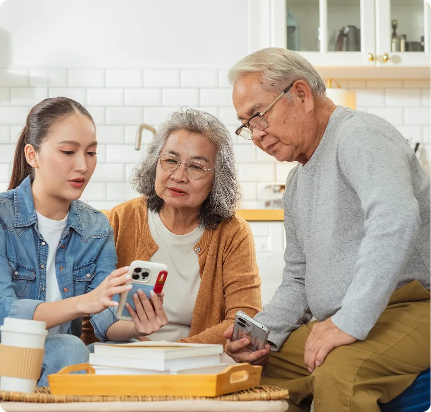 Family learning technology together at home